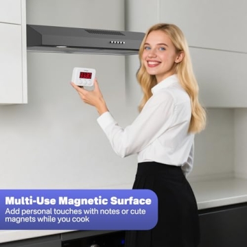 Argyolas Black Range Hood for Modern Kitchens