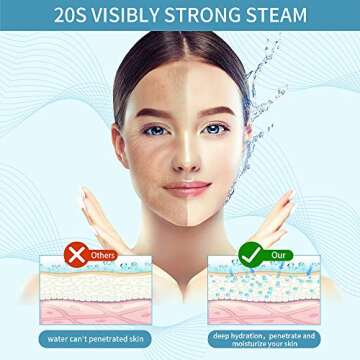 ROTEK Facial Steamer for Deep Skin Hydration & Care