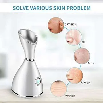 ROTEK Facial Steamer for Deep Skin Hydration & Care