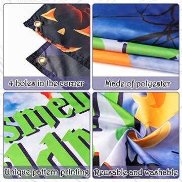 Halloween Hocus Pocus Backdrop - Witch Sisters Theme