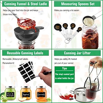 LEONICE Home Canning Kit - Essential Canning Tools Starter Set