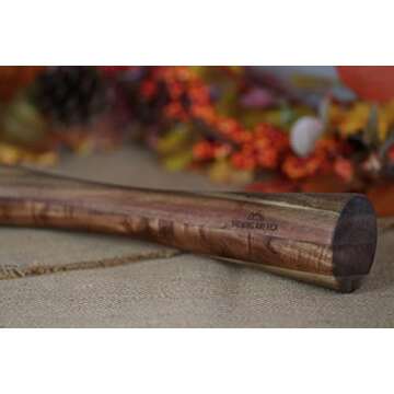 Brewing America Acacia Wood Vegetable Fermentation Tamper - Cabbage Sauerkraut Pounder - Fermenting ...