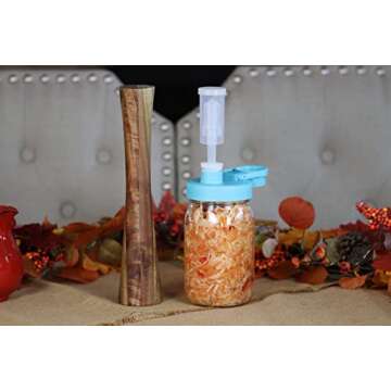 Brewing America Acacia Wood Vegetable Fermentation Tamper - Cabbage Sauerkraut Pounder - Fermenting Food Tool Packer Stomper 12 inches for Mason Jars