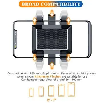 Ankndo 360 Rotatable Car Phone Holder - Safe & Convenient