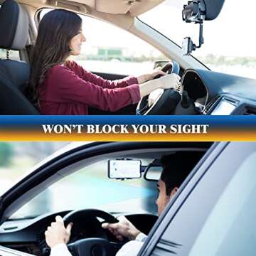 Ankndo 360 Rotatable Car Phone Holder - Safe & Convenient