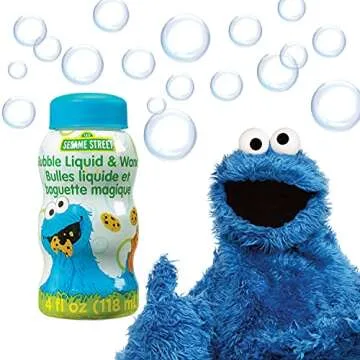 Little Kids Sesame Street 4-Ounce Bubbles Party Toy with Wand (Pack of 24), Model:1800