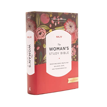 NKJV Woman's Study Bible Hardcover Full-Color Edition: Faith in Color
