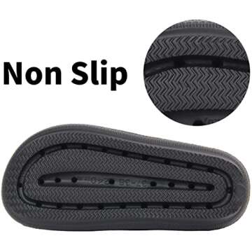 BenSorts Pillow Slippers Soft EVA Foam Adjustable Buckle