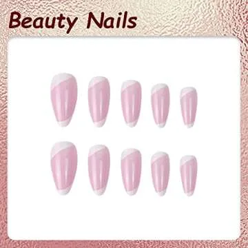 SINHOT Almond Press on Nails - Chic Stiletto Design