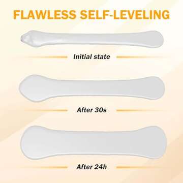 CircleRoad Self Leveling Lap Sealant 6 Pack, RV Rubber Roof Sealant, Flexible Repair Lap Sealant, RV White Sealant Caulking for RV Roofs, Trailers, Campers, Motorhomes