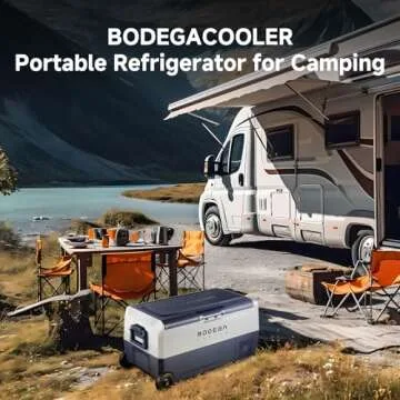 BODEGACOOLER 12V Car Refrigerator for Road Trips