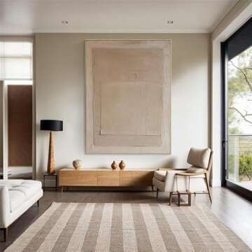 Mhemyo Handmade Gold Brown Color Oil Painting Wabi-Sabi Wall Art Abstract Textured Earth Tone Artwork Large Wall Decor For Living Room