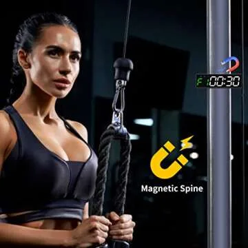 GANXIN Mini Portable Gym Timer with Magnetic Design and LED Display