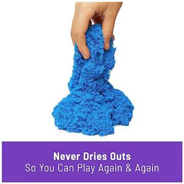 Kinetic Sand, 26-Piece Blue Play Sand Party Pack (Amazon Exclusive) for Party Favors, Goodie Bags and More, Sensory Toys for Kids Ages 3 and up
