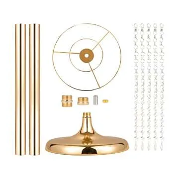 Stunning Gold Flower Stand for Weddings & Parties