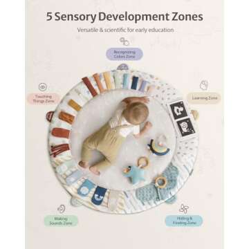 Blissful Diary Baby Play Gym & Activity Mat for Development
