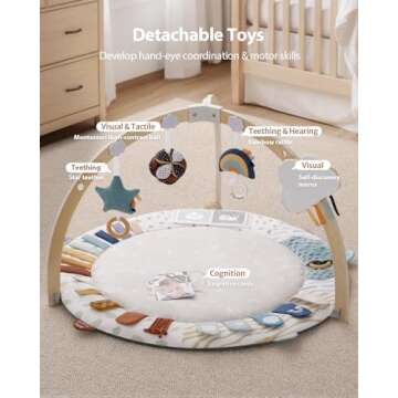 Blissful Diary Baby Play Gym & Activity Mat for Development