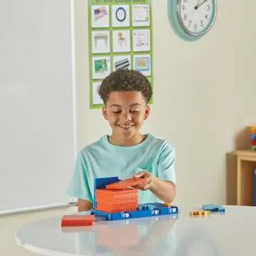 hand2mind Place Value Frame with Base Ten Blocks - Essential Educational Math Tool