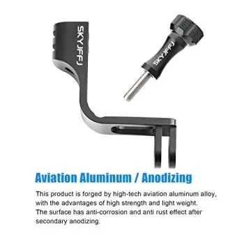 SKYJFFJ 90 Degree Aluminum Bracket Adapter for GoPro