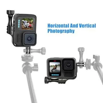 SKYJFFJ 90 Degree Aluminum Bracket Adapter for GoPro
