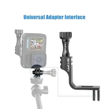 SKYJFFJ 90 Degree Aluminum Bracket Adapter for GoPro