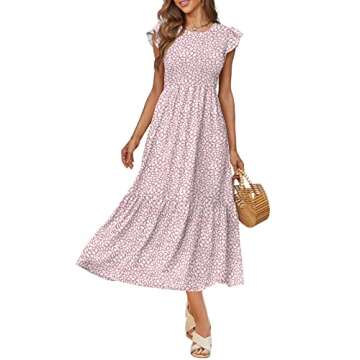 Stylish OFEEFAN Casual Maxi Dress with Pockets