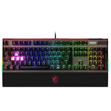MSI Cherry MX RGB Dedicated Hotkeys USB Pass-Through Mechanical Gaming Keyboard (VIGOR GK80 CR US)