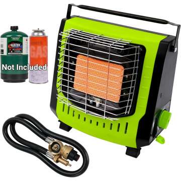 Portable Gas Heater with Safety Features Indoor/Outdoor