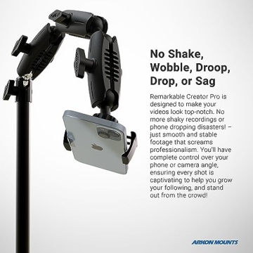 ARKON Overhead Phone Mount for Creators and Vloggers