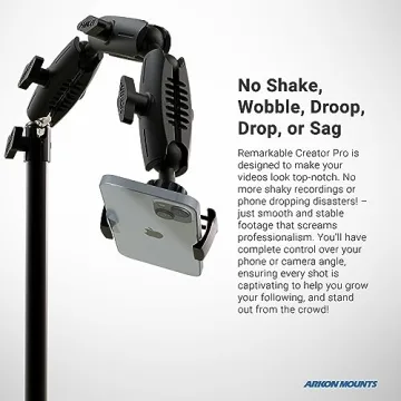 ARKON Overhead Phone Mount for Creators and Vloggers