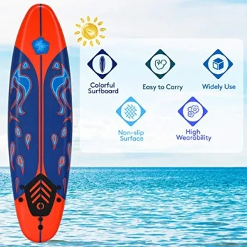 Giantex 6' Surfboard for Beginners Great Fun
