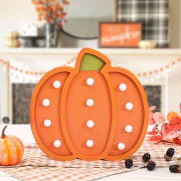 Handcrafted Illuminated Pumpkins for Fall Decor