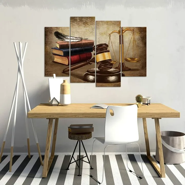 Vintage Law Office Canvas Prints for Legal Decor