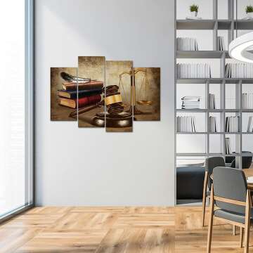 Vintage Law Office Canvas Prints for Legal Decor