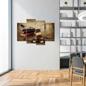 Vintage Law Office Canvas Prints for Legal Decor