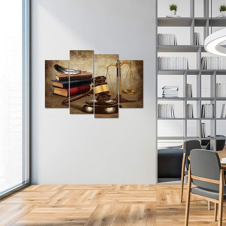 Vintage Law Office Canvas Prints for Legal Decor