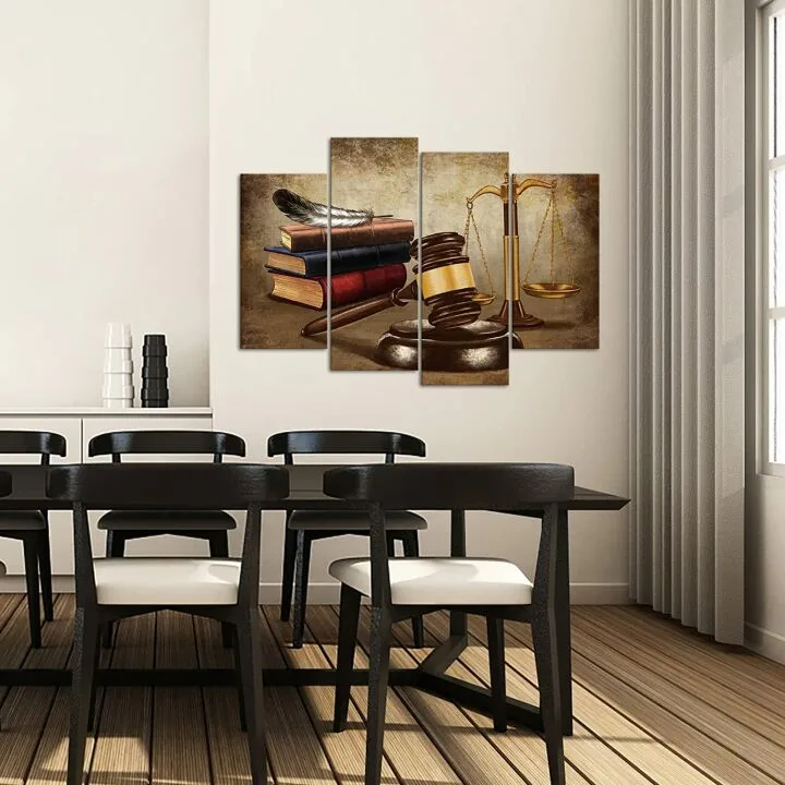 Vintage Law Office Canvas Prints for Legal Decor