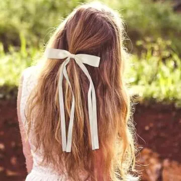 Stylish DECYOOL Hair Bow Clips for Women - 10pcs Set