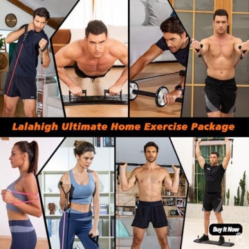 LALAHIGH Portable Home Gym System for Total Fitness