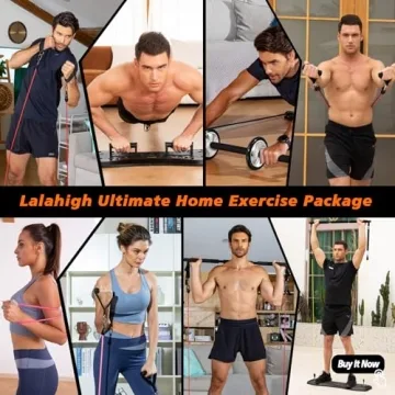 LALAHIGH Portable Home Gym System for Total Fitness