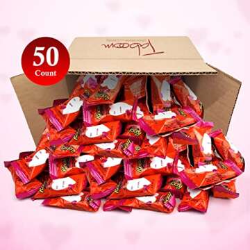 Reese'sPeanut Butter Hearts, Individually Wrapped Milk Chocolate Candy, Party Pack of Valentine's He...