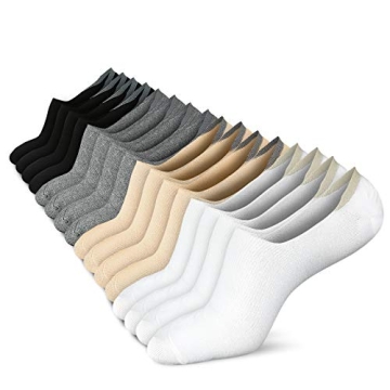 WERNIES Low No-Show Socks for Women – Comfortable Non-Slip Short Socks