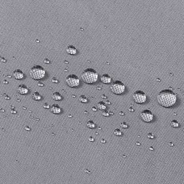 N&Y HOME Fabric Shower Curtain or Liner Extra Long 72 x 84 Inches - Hotel Quality, Machine Washable - Gray, 72x84