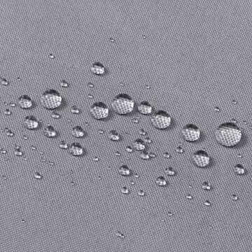 Elegant N&Y HOME Extra Long Gray Shower Curtain 72x84