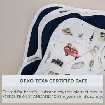 Pobi Baby Blanket - Soft Stretchy Quilt for Kids