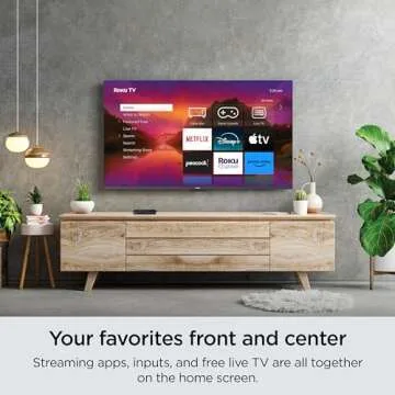 Roku Smart TV 65-Inch Plus Series 4K QLED with Voice Remote