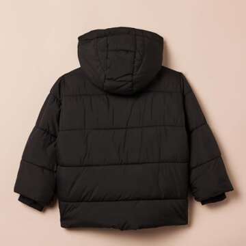 Heavyweight Hooded Puffer Jacket for Baby Boys