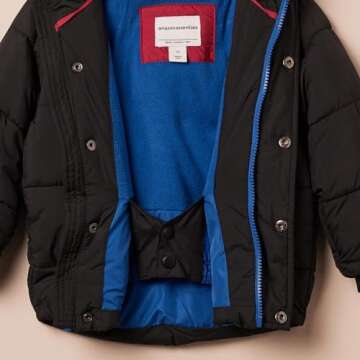 Heavyweight Hooded Puffer Jacket for Baby Boys