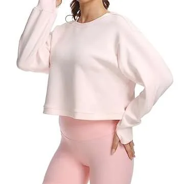 Colorfulkoala Women's Cropped Athletic Sweatshirt