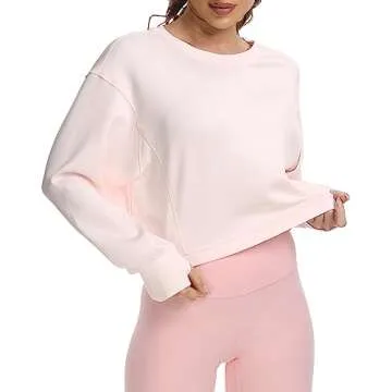 Colorfulkoala Women's Cropped Athletic Sweatshirt